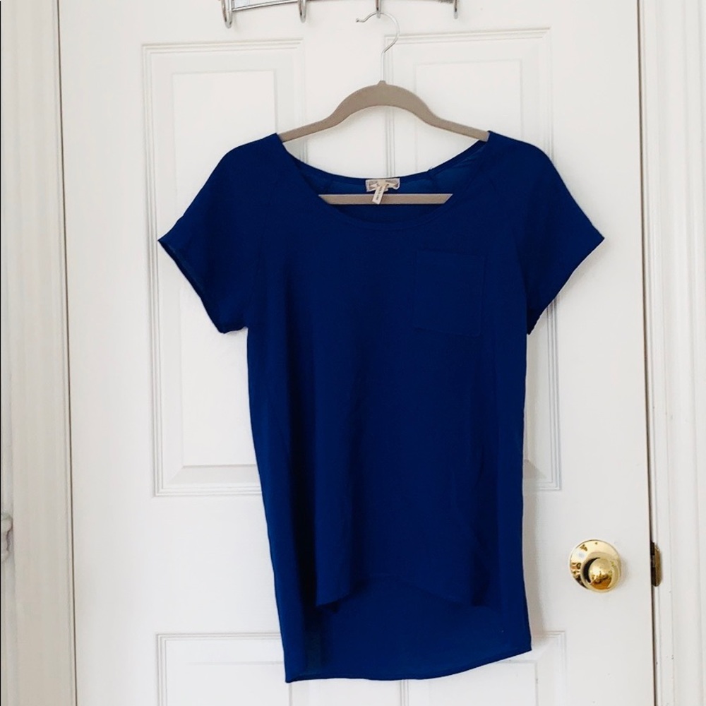 Pacsun Kirra Sheer Royal Blue T-Shirt